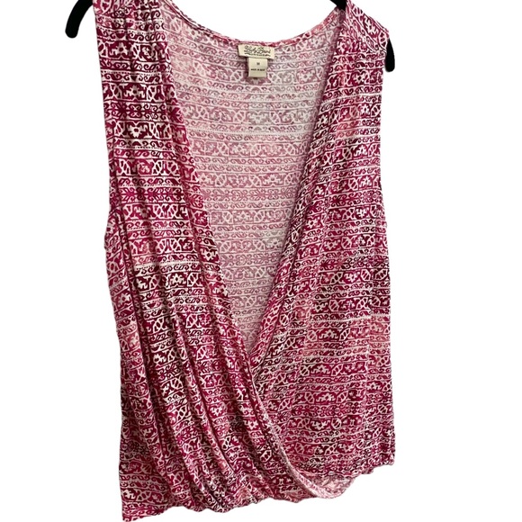 Lucky Brand Boho Wrap Top - Picture 8 of 10